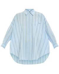 Marni - Women's Oversize Long Sleeves Shirt With Collar And Longer Back - Lyst