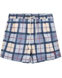 Barbour - Staple Tartan Swim Shorts - Lyst