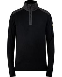 Belstaff - Kilmington 1/4 Zip Jumper - Lyst