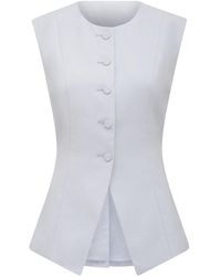 Forever New - Kimberly Shoulder Waistcoat Top - Lyst