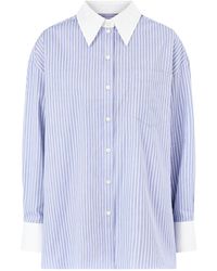 SELECTED - Romie Oversized Long Sleeve Shirt - Lyst