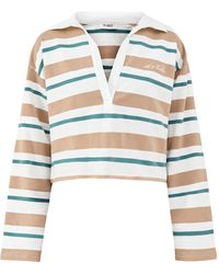 4th & Reckless - Sophie Stripe Rugby Top, Cotton - Lyst