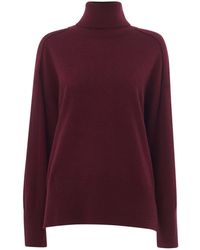 Whistles - Seam Roll Neck Knit - Lyst