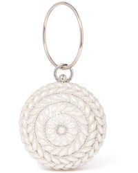 Forever New - Signature Pandora Round Clutch Bag Cream - Lyst