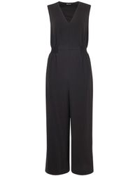 Whistles - Remmie Cinched Waist Woven Jumpsuit - Lyst