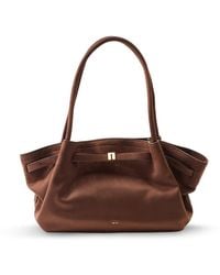 JW PEI - Hana Wide Faux Suede Tote Bag - Lyst