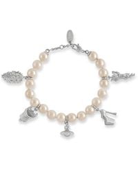 Vivienne Westwood - Women's Anglo Pearl Bracelet - Lyst