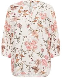Soya Concept - Grace 2 Floral Long Sleeve Shirt - Lyst