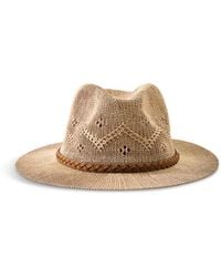 Barbour - Flowerdale Fedora Summer Hat - Lyst