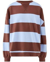 Free People - Classic Stripe Crew Sweatshirt - Lyst