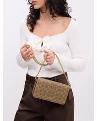 COACH - Coated Canvas Signature Essential Crossbody Bag - Lyst