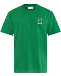 Lacoste - Tennis Court Graphic T-Shirt - Lyst