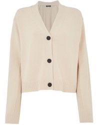 Whistles - Nina Button Front Cardigan - Lyst