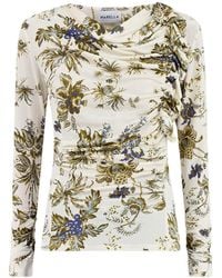 Marella - Pere Viscose Printed Body Top - Lyst