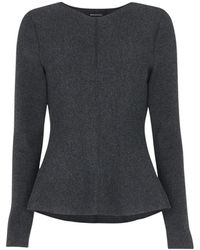 Whistles - Peplum Detail Knit - Lyst