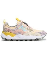 Flower Mountain - Yamano 3 Suede Trainers Natural - Lyst