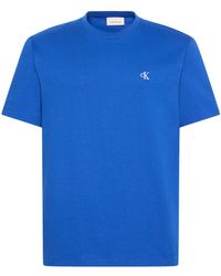 Calvin Klein - Embroidered Monogram Logo Relaxed T-Shirt - Lyst