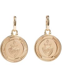 Ralph Lauren - Women's Lauren Ralph Lauren Crest Drop Earrings - Lyst