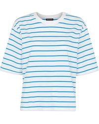 Whistles - Women's Stripe Short Sleeve Tee - Lyst