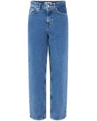 SELECTED - Organic Cotton Bea-Kori High-Waisted Barrel Jeans - Lyst