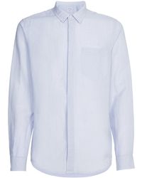 Calvin Klein - Linen Cotton Shirt - Lyst