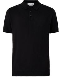 SELECTED - Short Sleeves Knitwear Polo - Lyst