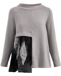 Mama B. - Textured Boat Neck Knit Top - Lyst