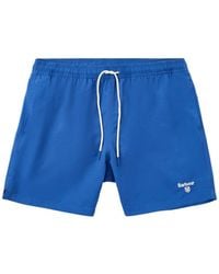 Barbour - Staple Logo Swim Shorts - Lyst
