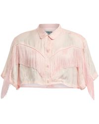 Fiorucci - Women's Banimalier Jacquard Fringed Shirt - Lyst