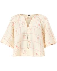 FRNCH - Allesandro Top Cream - Lyst