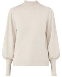 Soya Concept - Dollie 666 Long-Sleeved Mock Neck Knitted Jumper - Lyst