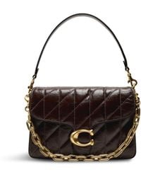 COACH - Quilted Glazed Chain Tabby Shoulder Bag Maple - Lyst