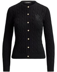 Ralph Lauren - Ralhan Crew Neck Cardigan - Lyst