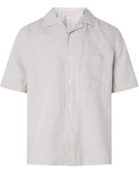 Calvin Klein - Linen Cotton Shirt - Lyst