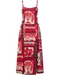 Forever New - Simona Square Neck Strappy Midi Dress - Lyst