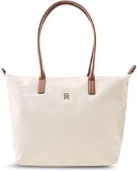Tommy Hilfiger - Popette Tote Bag Cream - Lyst