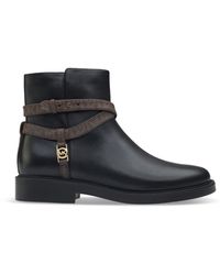 Michael Kors - Abigail Flat Ankle Boots, Leather - Lyst