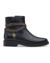 Michael Kors - Abigail Flat Ankle Boots, Leather - Lyst