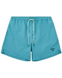 Barbour - Staple Logo Swim Shorts - Lyst