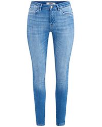 ONLY - Blush Icon Coin Mid Rise Skinny Jeans Medium - Lyst