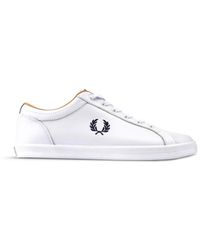 Fred Perry - Baseline Trainers, Leather - Lyst