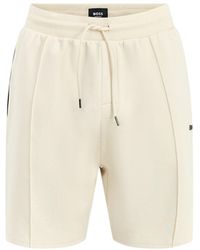 BOSS - Cotton Blend Sense Lounge Shorts - Lyst