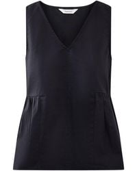 SELECTED - Blair Sleeveless Peplum Top - Lyst