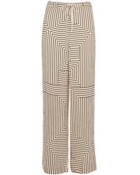 Whistles - Women's Angled Stripe Trouser - Lyst