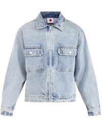 ICECREAM - Applique Running Dog Denim Jacket - Lyst