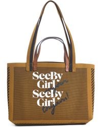 See By Chloé - Women's See By Bye Canvas Tote - Lyst