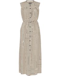 Whistles - Women's Angled Stripe Ilana Dress - Lyst