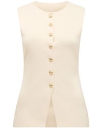 Forever New - Lauren Button Through Waistcoat - Lyst