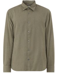 SELECTED - Organic Noah Brushed Twisted Shirt - Lyst
