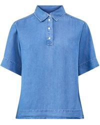 SELECTED - Janna Oversized 2/4 Polo Shirt - Lyst